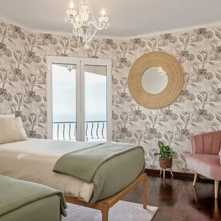 別荘 Do Mar -180° Sea View, Jacuzzi,terrace フンシャル