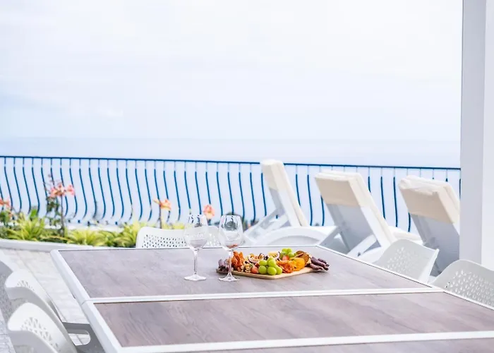 別荘 Do Mar -180° Sea View, Jacuzzi,terrace